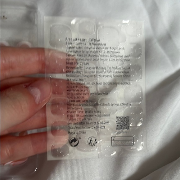 Pink Bow False Nail Set - Picture 3 of 3